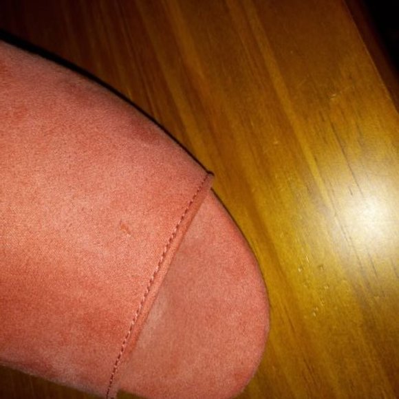 Wedge Cork Heel Sandals Pink Size 6 - Picture 6 of 6